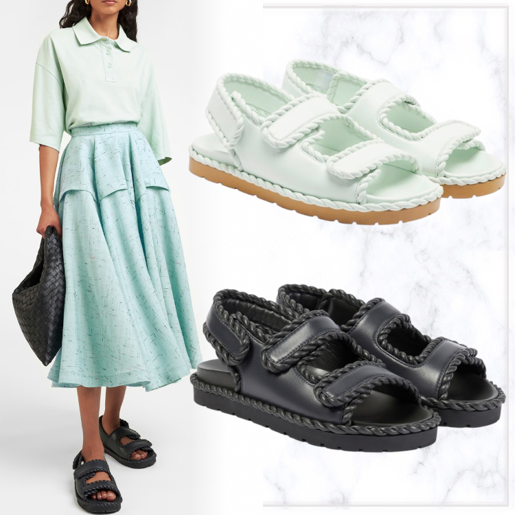 【BOTTEGA VENETA】JACK◆ラバーソール◆レザーサンダル