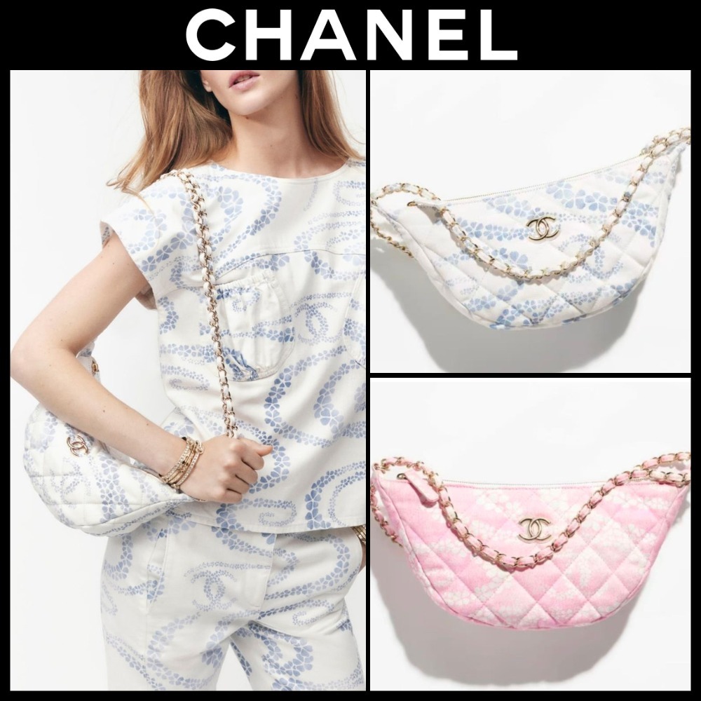 `持ち運びに便利♪`【CHANEL】ココビーチ ホーボーバッグ