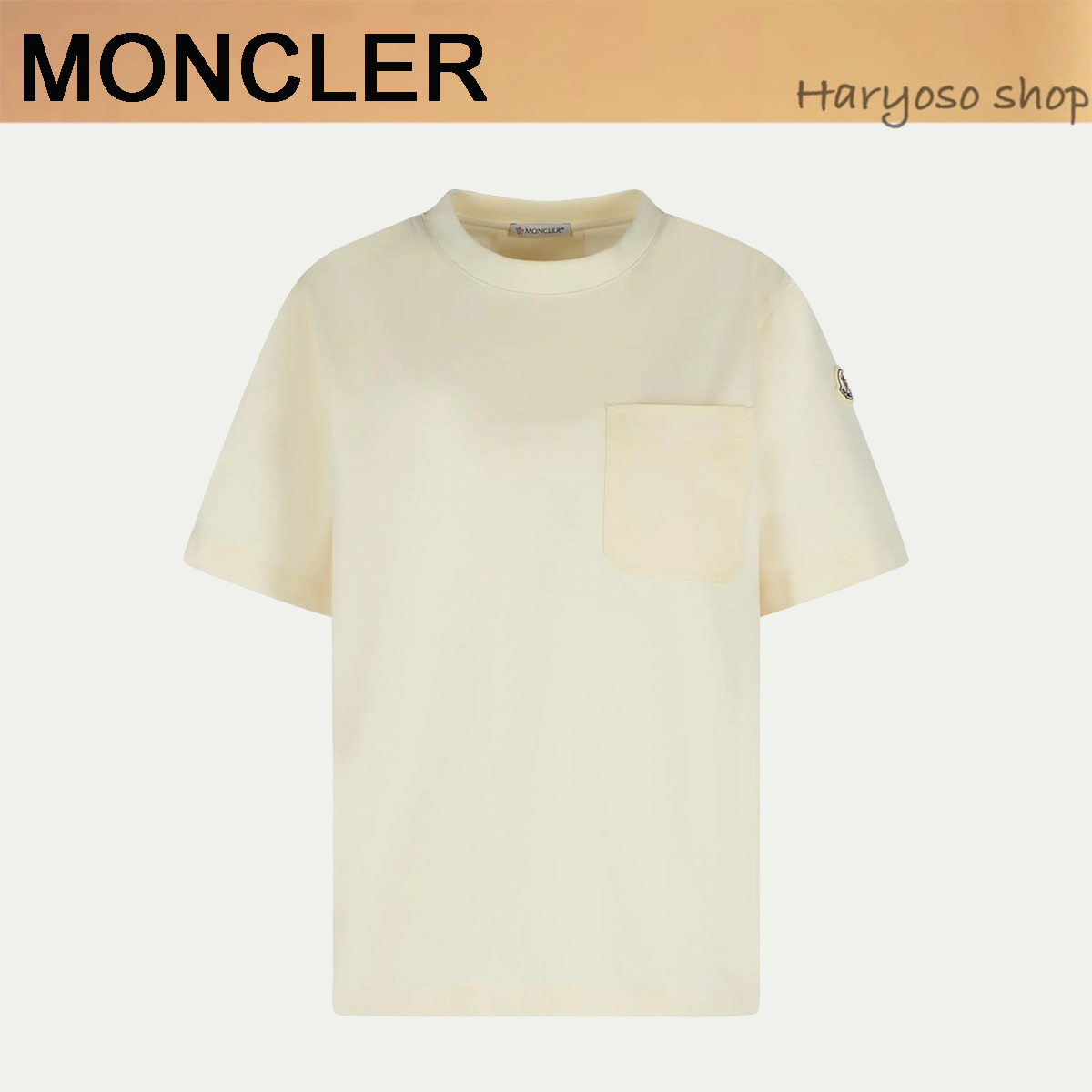 VIP価格★Moncler★ポケットディテール クルーネック Tシャツ