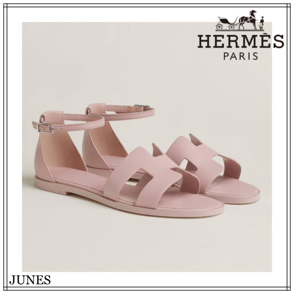 【☆おしゃれ度UP☆】HERMES サンダル 涼しげなエレガントサンダル!【HERMES】サントリーニ サンダル