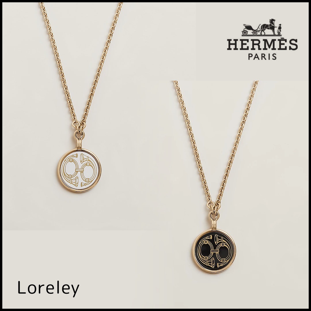 HERMES Medaille Bijou Deux Cors メダイユ PM スモール