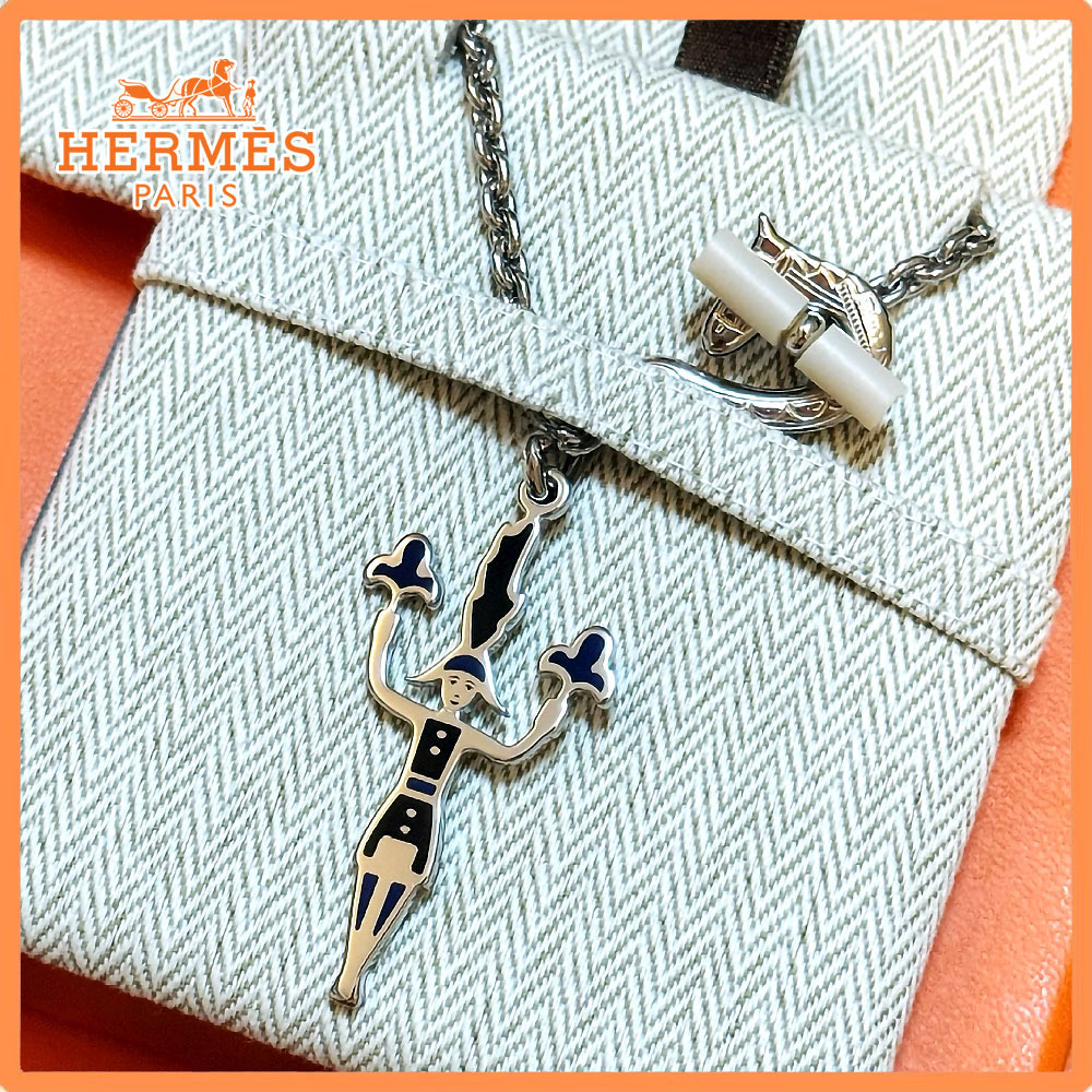 【遊び心満載☆ギフトにも】HERMES★Artificier ネックレス