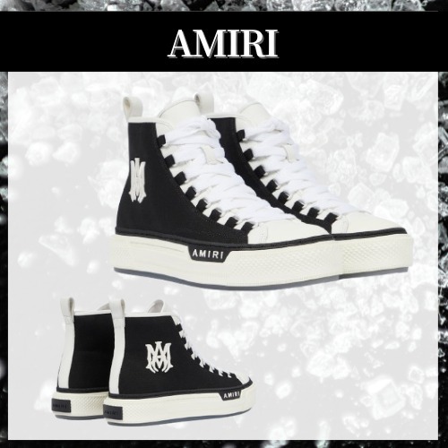 AMIRI◆MAコート Court ハイトップ スニーカー レースアップ
