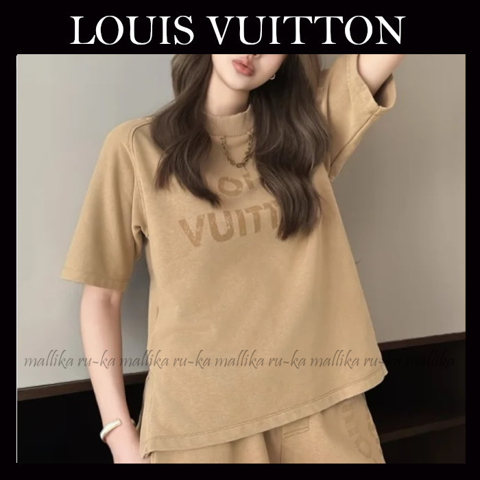 ヴィンテージ風☆【LOUIS VUITTON】エフェクトTシャツ