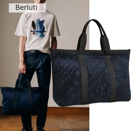 春夏 ネイビー（紺）系 Berluti(ベルルッティ) トートバッグ