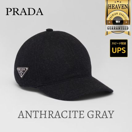 関税負担なし☆PRADA プラダ LOGOナイロン ベースボールキャップ