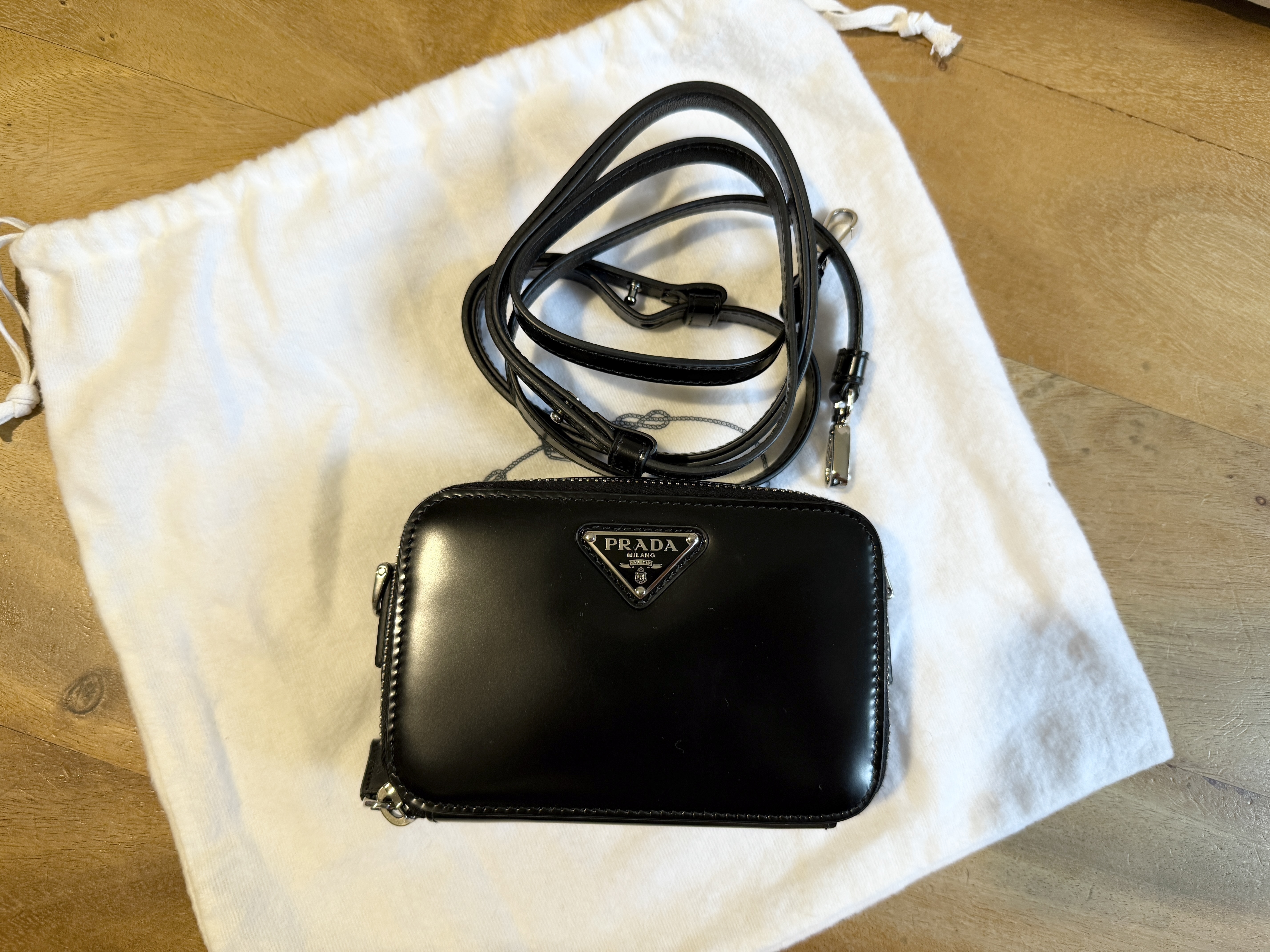 PRADA 【お取り寄せ】 プラダ ショルダーバッグ TESSUTO+SPAZZOL