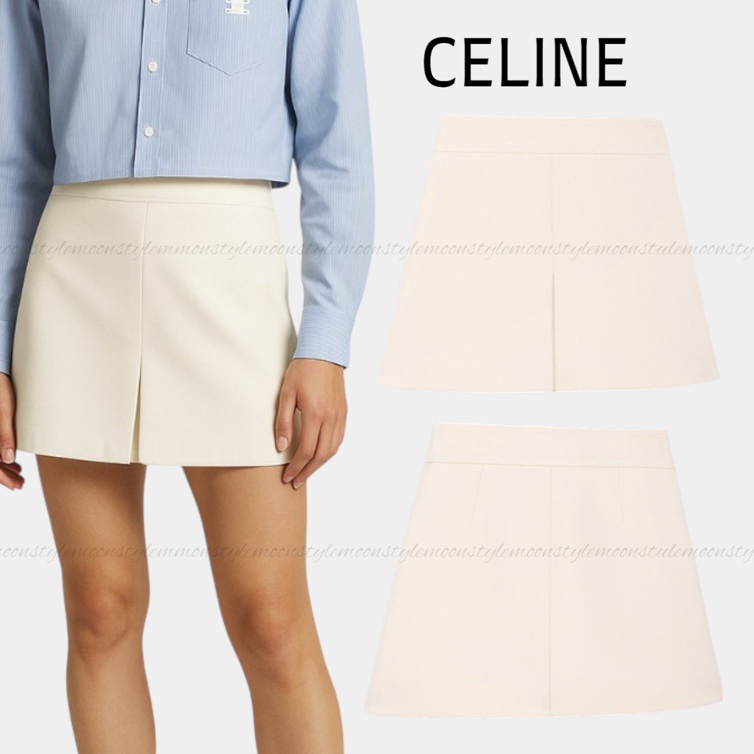 CELINE セリーヌ★Aラインミニスカート