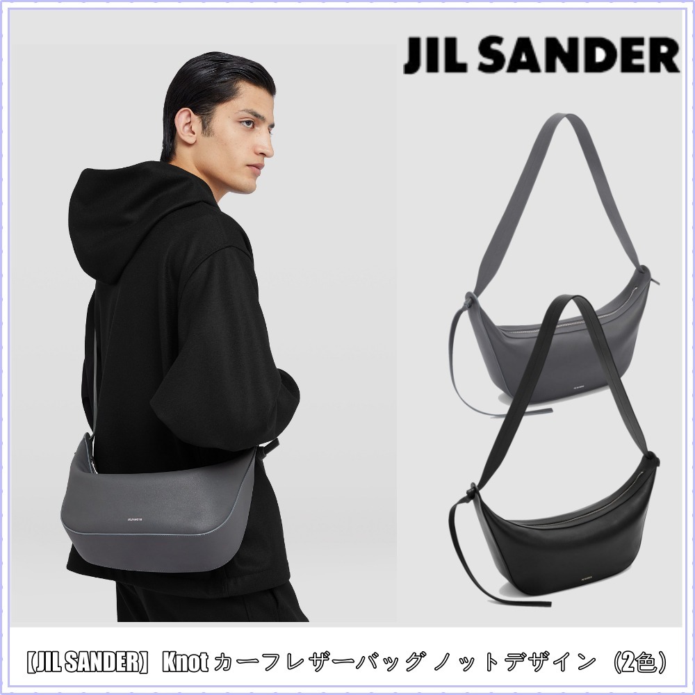 【JIL SANDER】Knot カーフレザーバッグ ノットデザイン（2色）