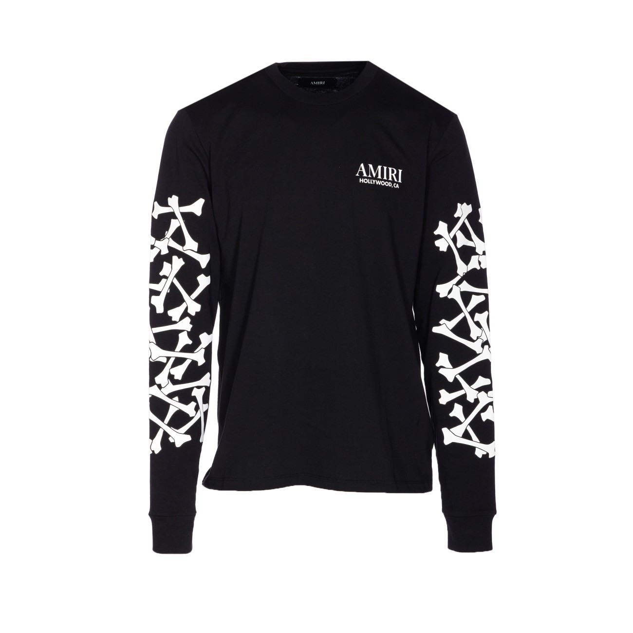 Tシャツ・カットソー AMIRI BONES STACKED LONG SLEEVES T-SHIRT
