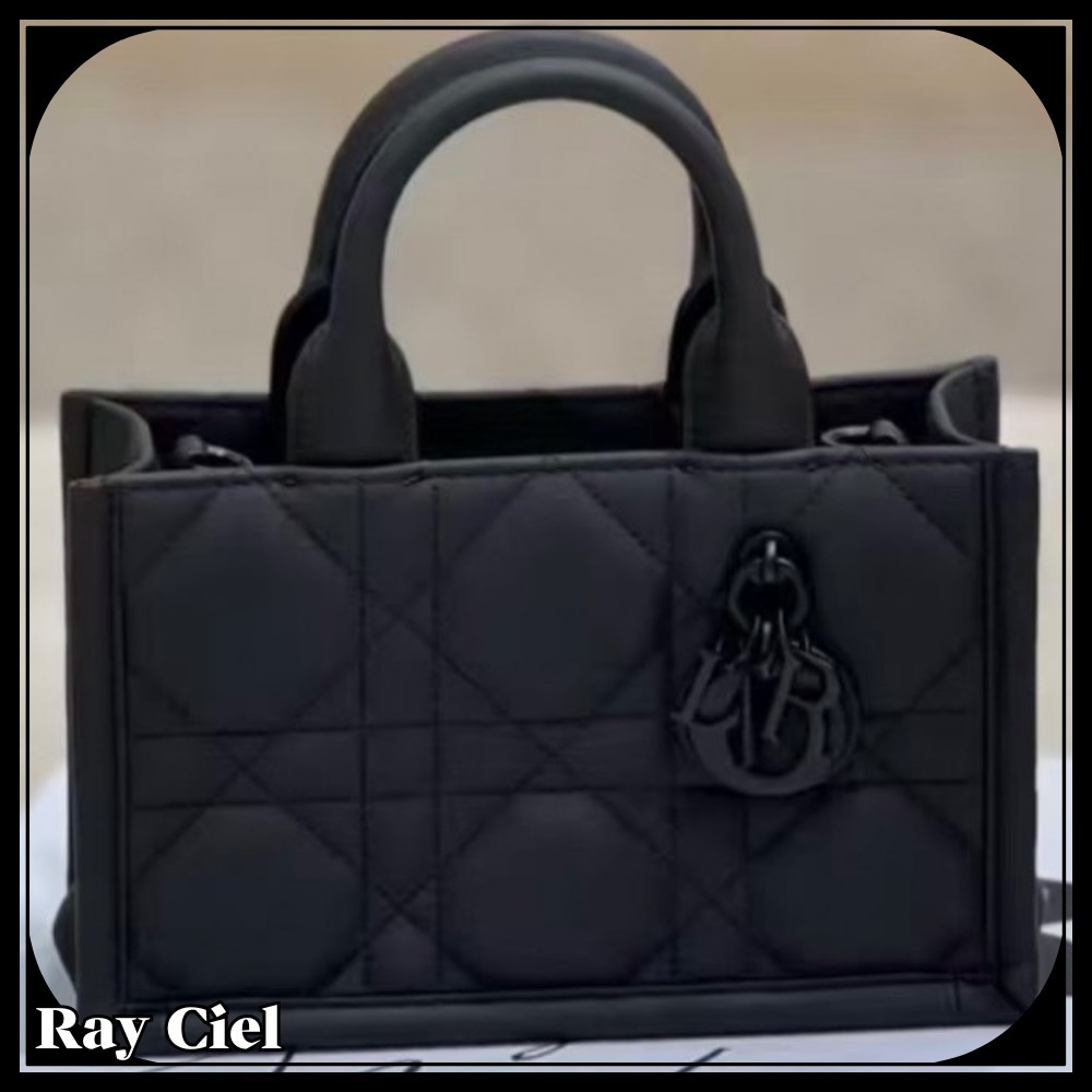 【大注目のカナージュ×オールブラック☆】DIOR BOOK TOTE ミニ