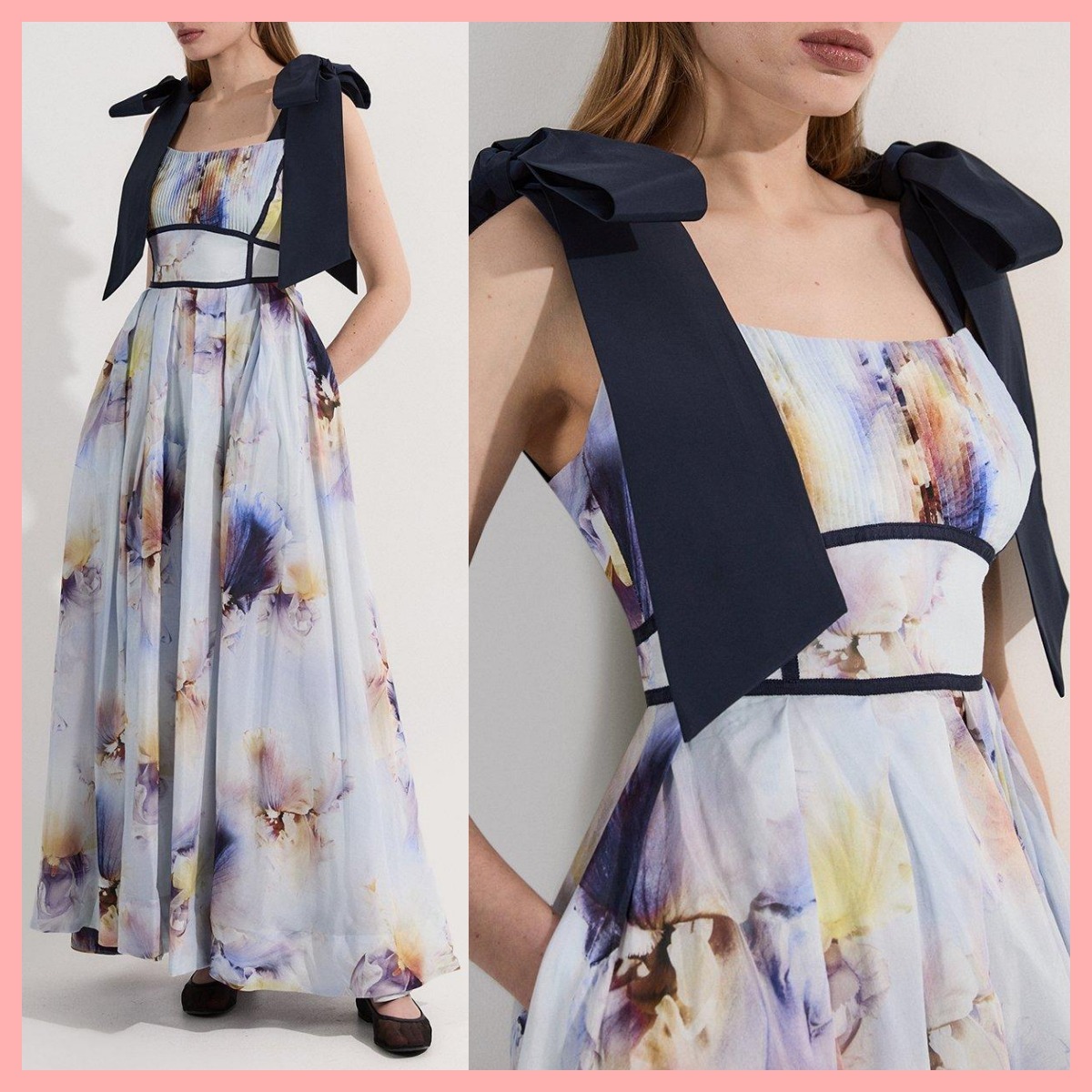 日本未入荷★Karen Millen 花柄マキシワンピース
