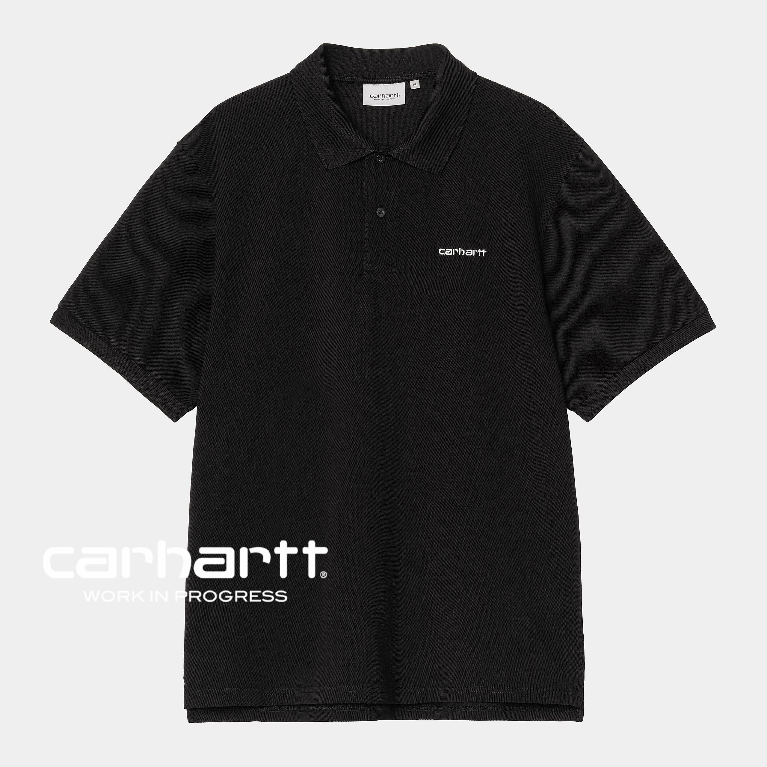 ★ドイツ発*carhartt WIP*新作*Script ポロシャツ/BLACK★