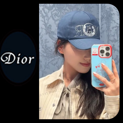 DIOR AND HYLTON NEL♡【 Dior 】ベースボールキャップ
