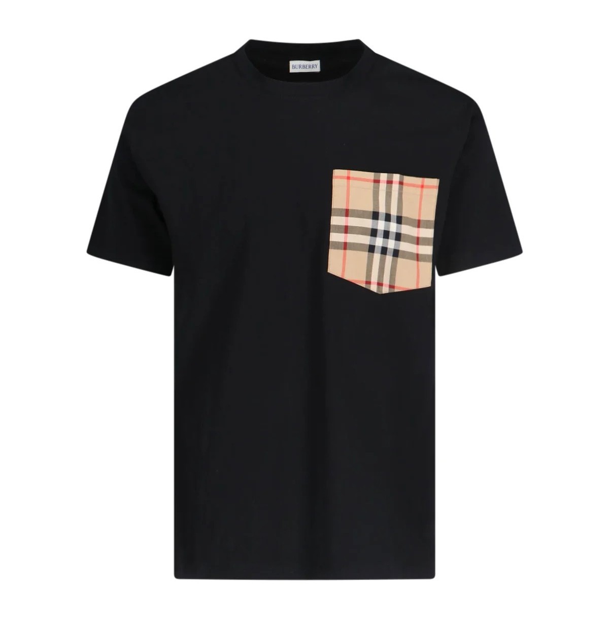 ☆Burberry☆チェック ポケット クルーネック Tシャツ