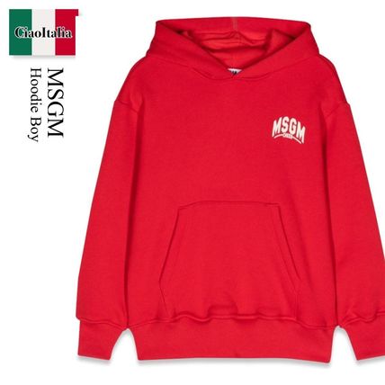 キッズ用トップス Msgm Hoodie MSGM Kids logo-print Hoodie | Black | FARFETCH