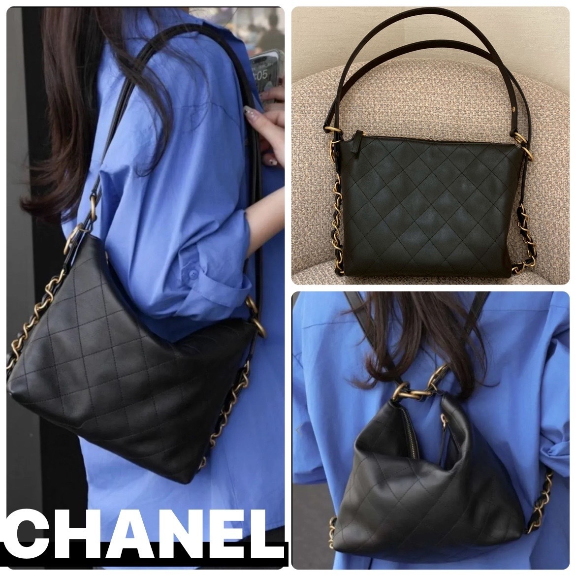 国内配送♪バックパック【CHANEL 】ショルダー リュック ２WAY