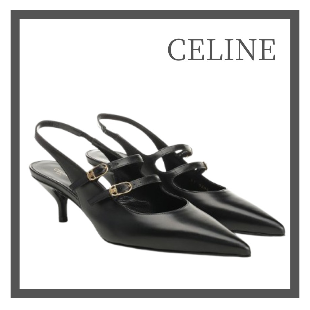 【CELINE】 「ジュディ セリーヌ」スリングバックメリージェーン