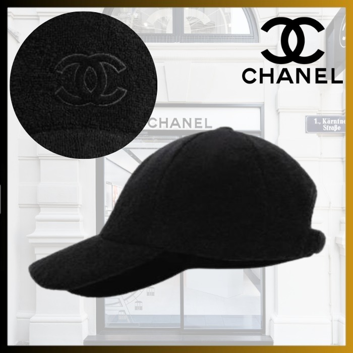 【25SSココビーチ ビーチに最適】CHANEL パイル地キャップ