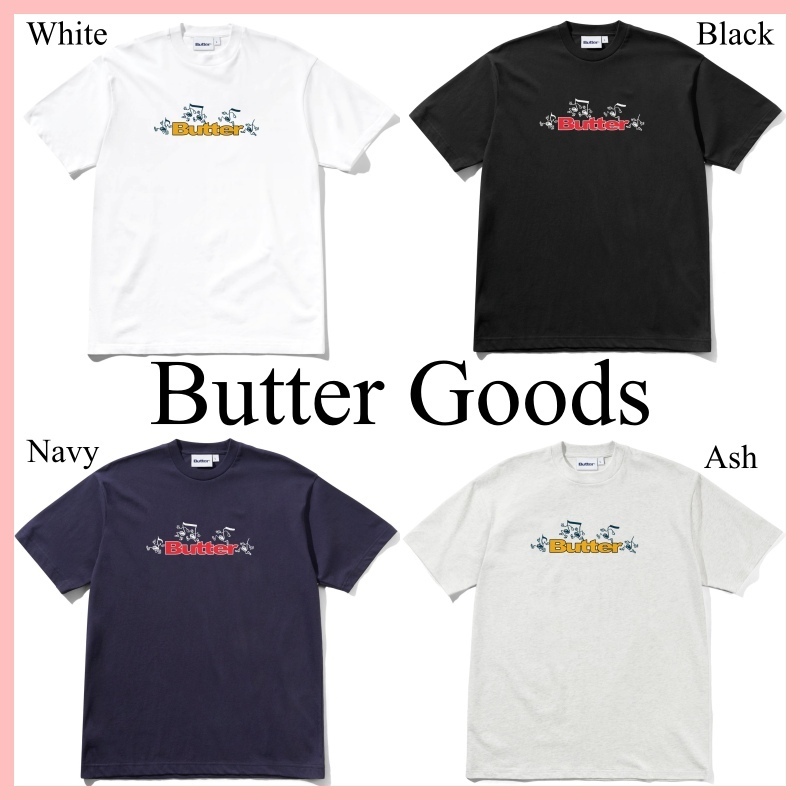 Butter Goods Tempo Tシャツ 半袖 ロゴ 4色 送料込み