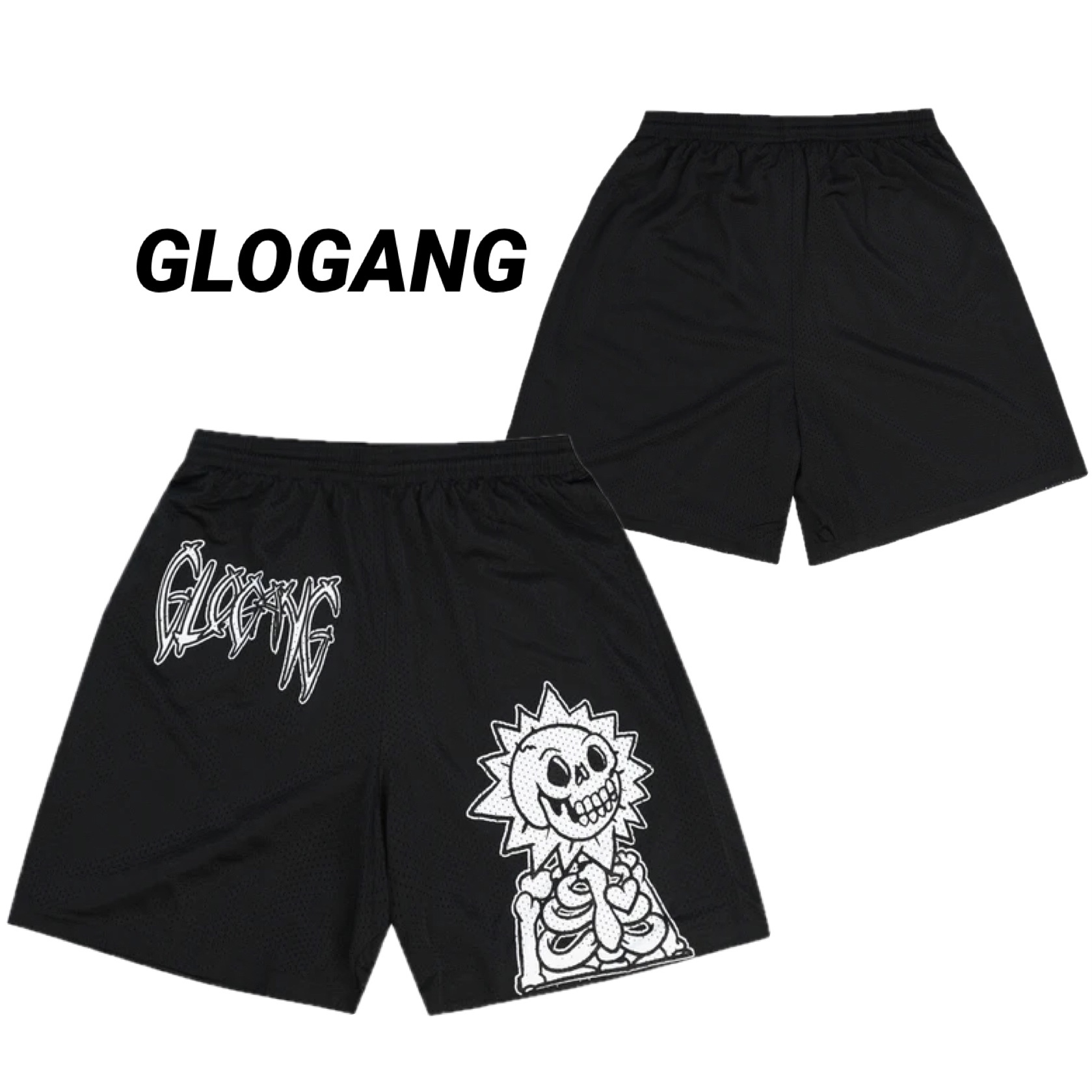 ◆GLOGANG◆Glo Skeleton メッシュ ショーツ 送料込