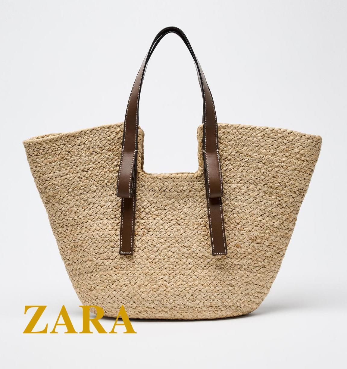 ☆ドイツ発*ZARA*新作*BRAIDED ジュートショッパーバッグ☆