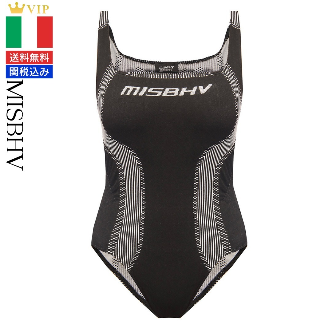 VIP【関税送料無料】希少 MISBHV BLACK WHITE SPORT JUMPSUIT