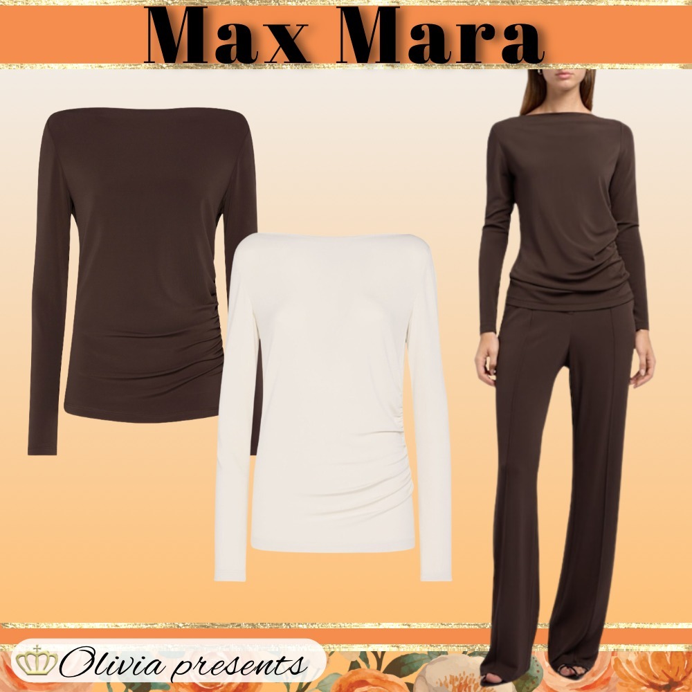 【Max Mara】ジャージークレープのCatulloトップ