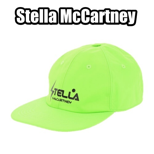 【送関込】STELLA MCCARTNEY ロゴ キャップ グリーン