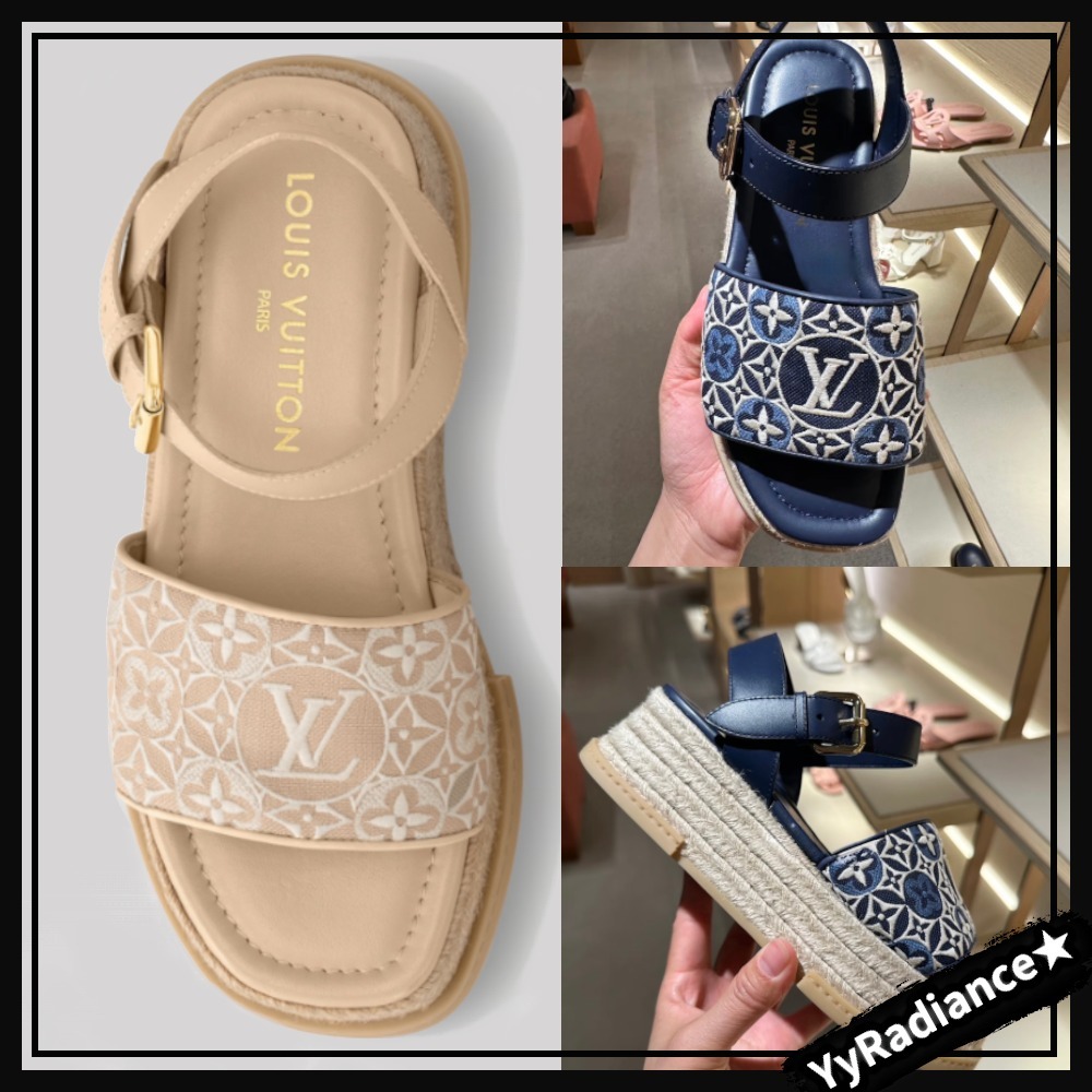 【爽やかな和の雰囲気♡】Louis Vuitton サンダル