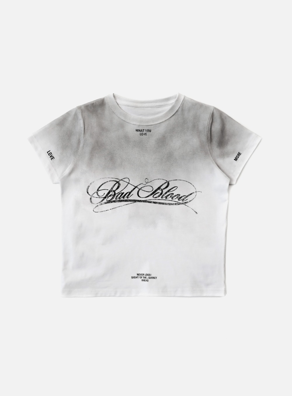 【BADBLOOD】 Dark Classic Dusty T-Shirt - White