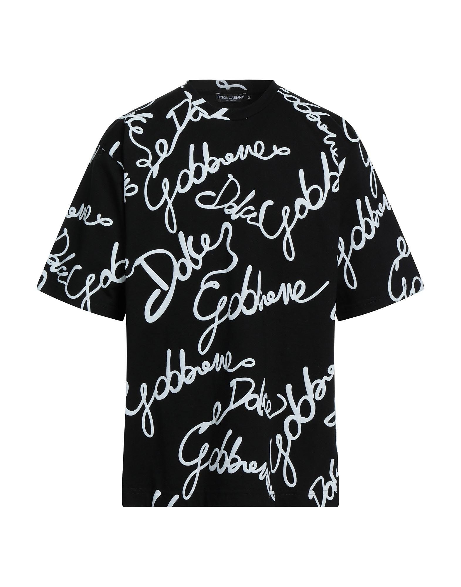 DOLCE&GABBANA◆Ｔシャツ ブラック ダークパープル