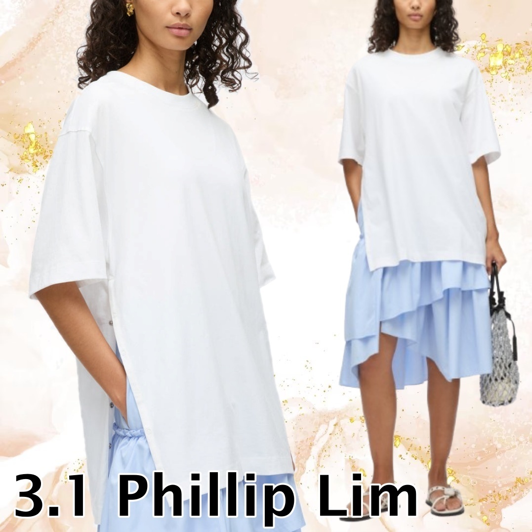 【3.1 Phillip Lim】Tシャツ&スカート コンボドレス