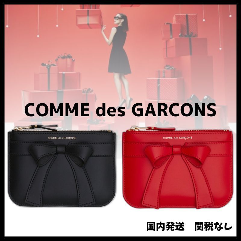 【COMME des GARCONS】 ビッグボウ ポーチ小