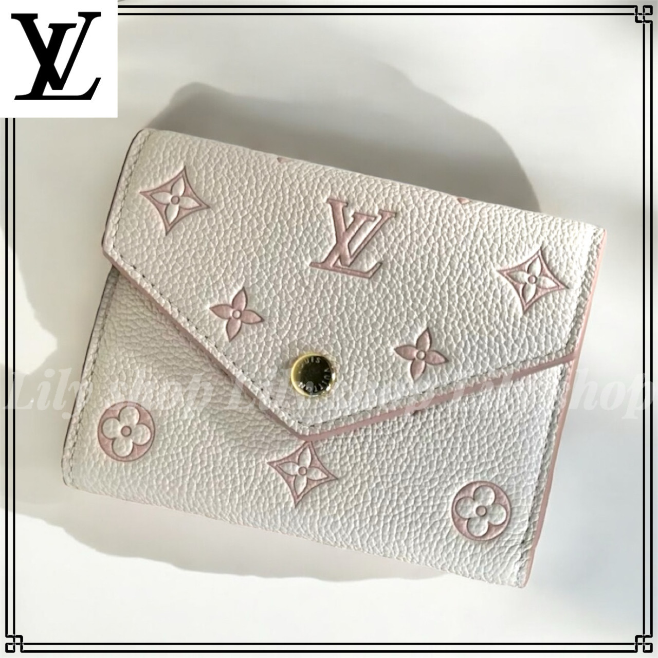 オトナ可愛い【Louis Vuitton】ヴィクトリーヌ 折りたたみ財布