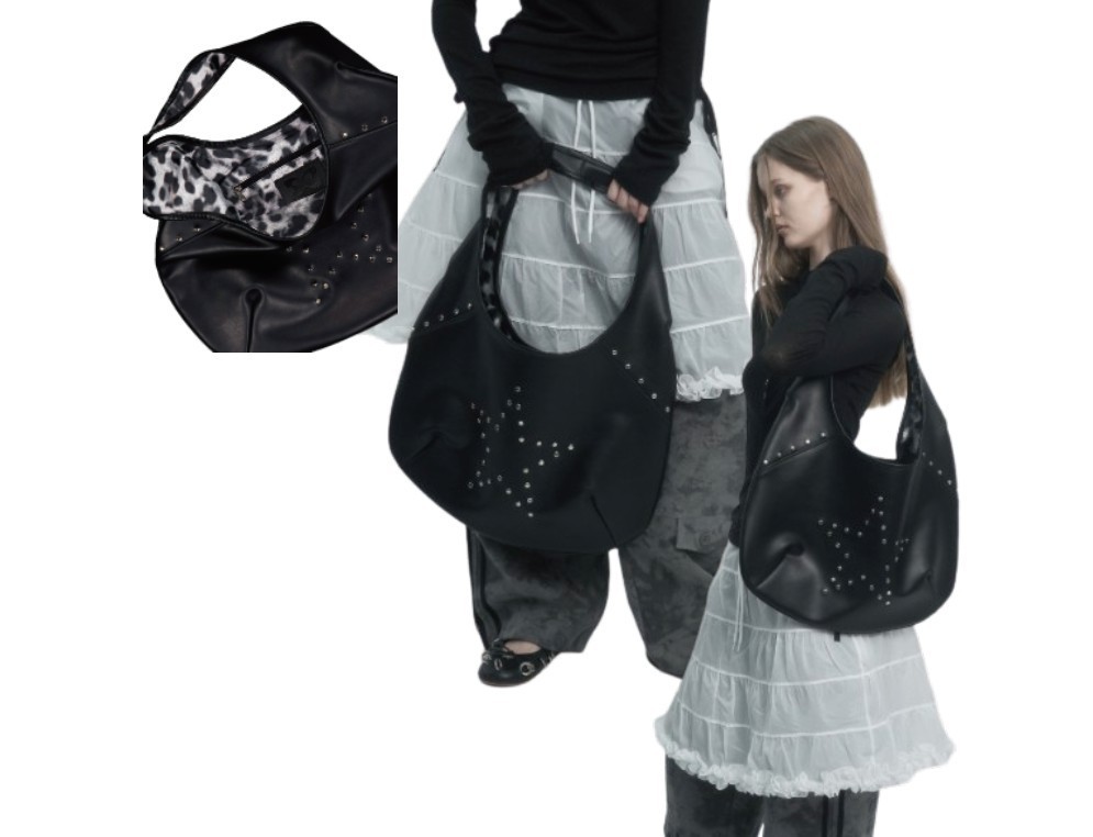 韓国商品/SETUP-EXE STAR HOBO BAG
