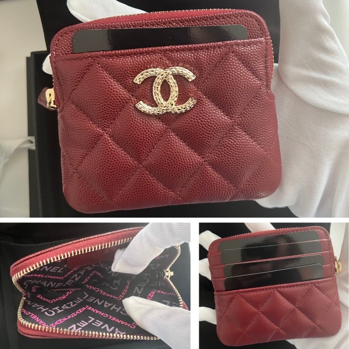 裏地までCUTE♡CHANELカードコインケース