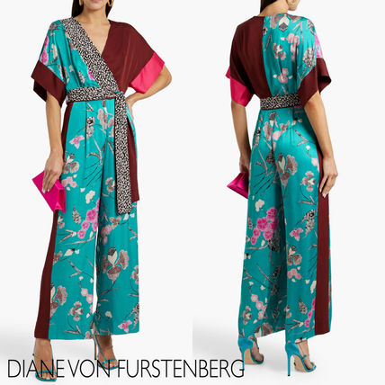 クロスオーバー★ジャンプスーツ★ DIANE VON FURSTENBERG スーツ DIANE von FURSTENBERG(ダイアンフォンファステンバーグ