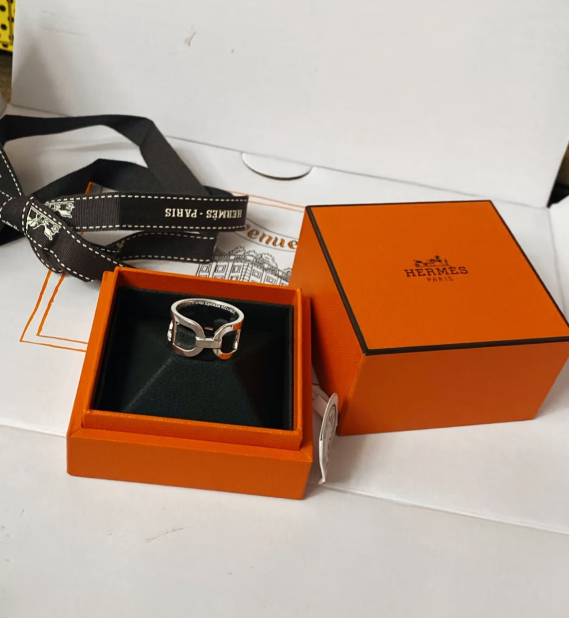 美しさ☆【HERMES】シェーヌダンクル《エバー 》リング MM