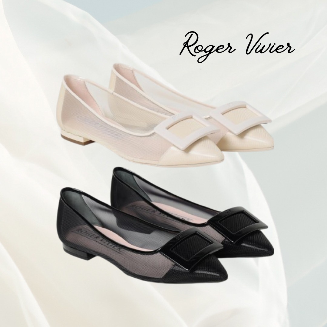 【Roger Viver】ゴメッティーヌ メッシュ バレリーナ