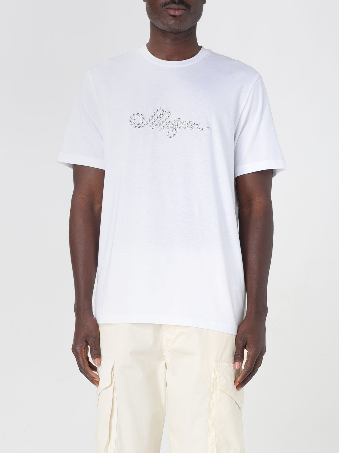 Tシャツ・カットソー MSGM Men T-shirt White 3840MM97257097 01