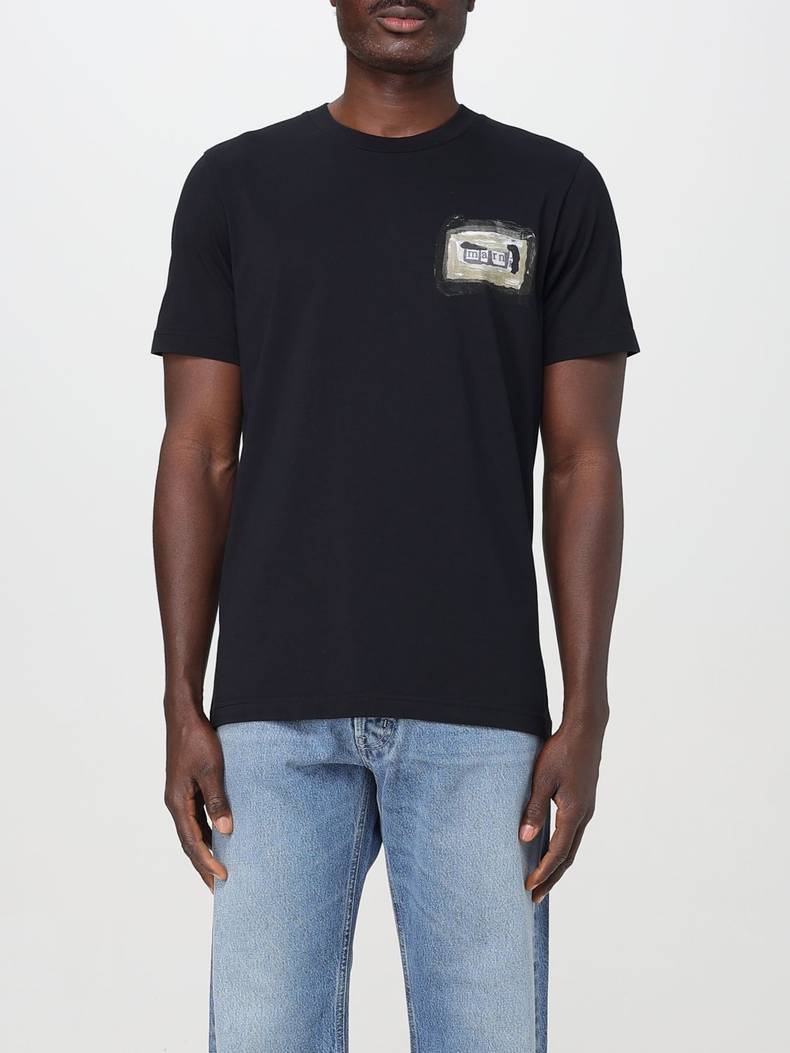 Tシャツ・カットソー MARNI Men T-shirt Black HUMU0198BPUSCX92 00N99