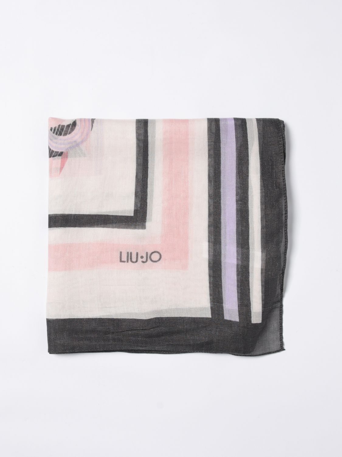 スカーフ LIU JO Woman Scarf Black 2A5024T0300 22222