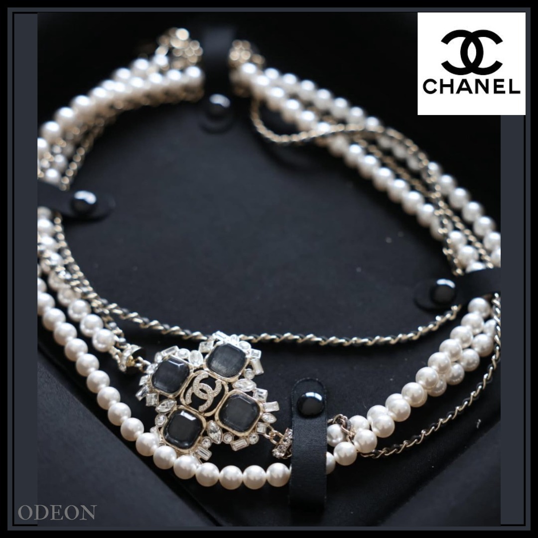 *ゴージャス*【CHANEL】パール ロング ネックレス