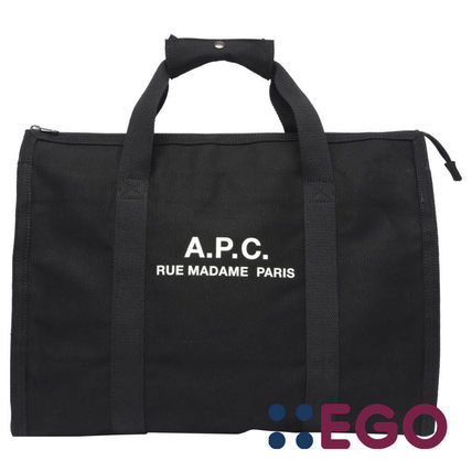 ブラック（黒）系 A.P.C.(アーペーセー) ボストンバッグ(メンズ