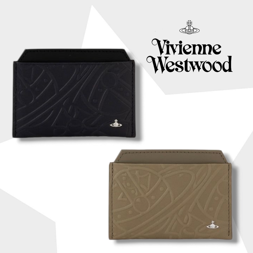 すぐ届く Vivienne Westwood* TANGLED ORB LEATHER スリムカード