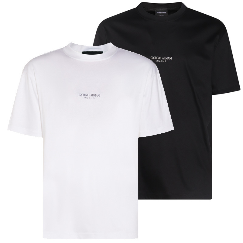 関送込【GIORGIO ARMANI】ロゴ入り 半袖 Tシャツ