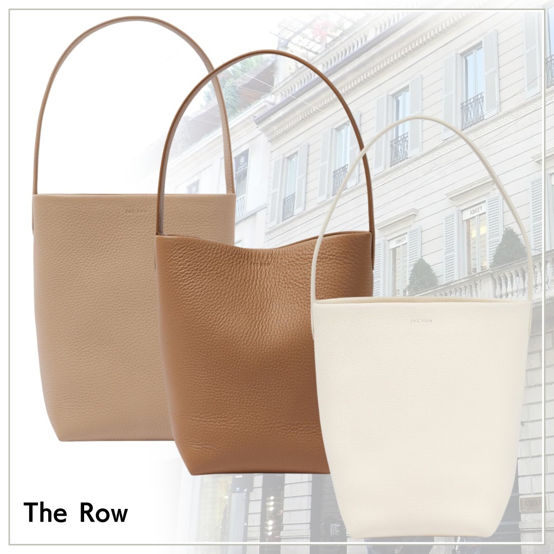 存在感絶大【The Row】N/S Park Small leather tote bag