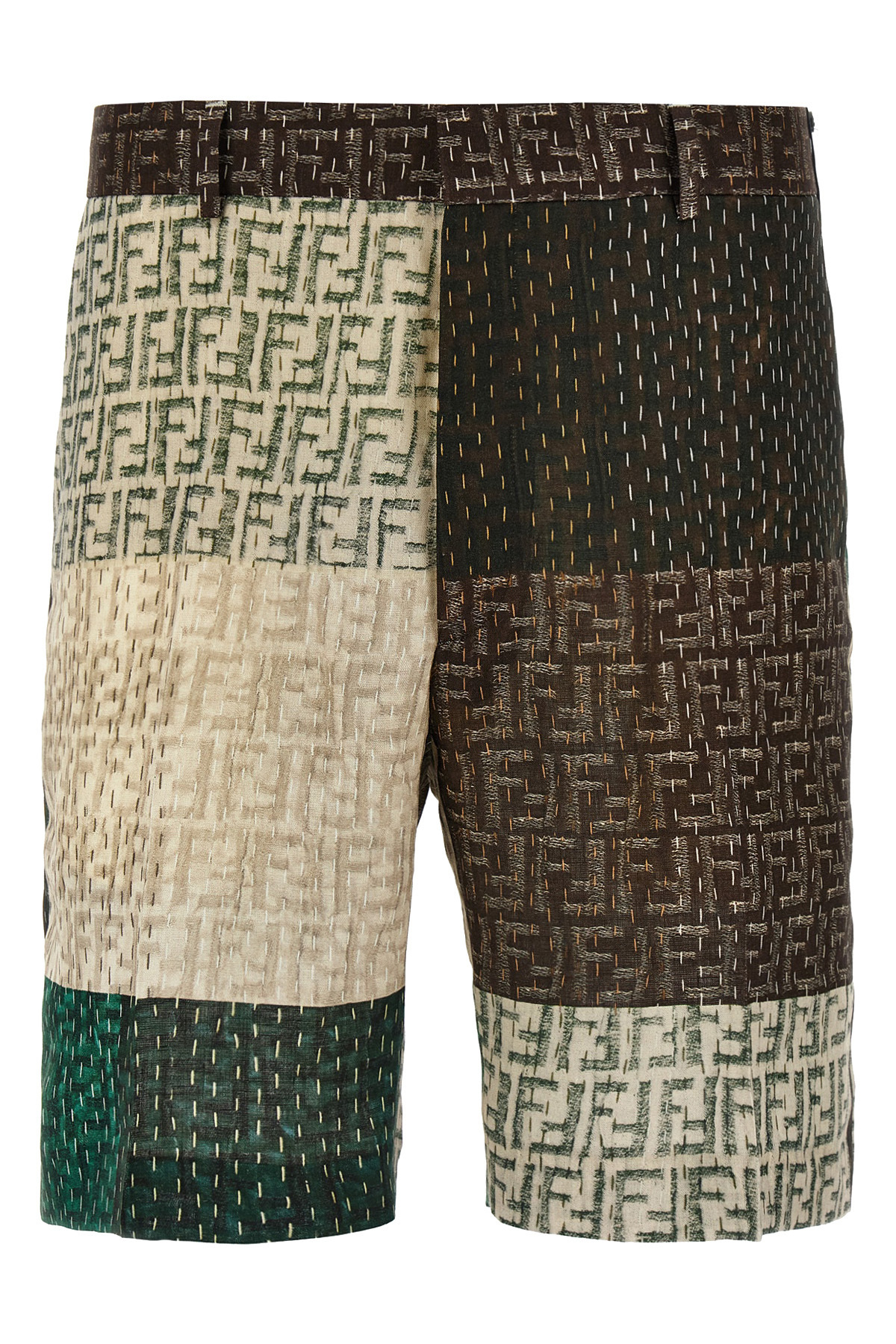【関税込み】fendi PATCHWORK BERMUDA SHORTS
