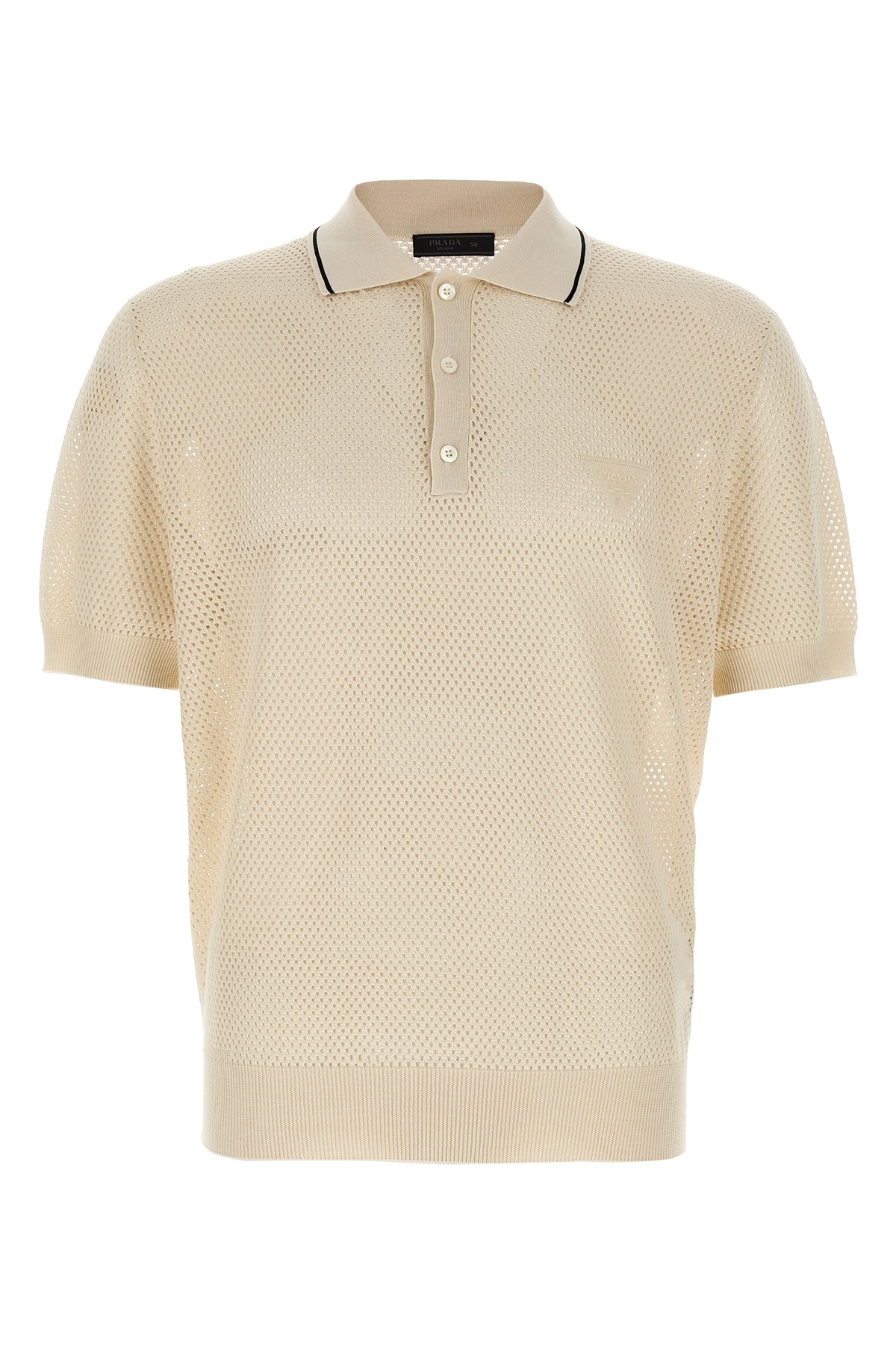 【関税込み】prada OPENWORK POLO SHIRT